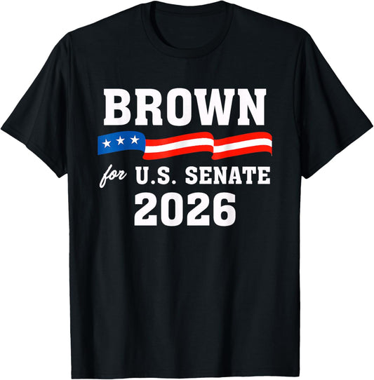Sherrod Brown for U.S. Senate from Ohio 2026 Vintage T-Shirt - T-Shirt | Black