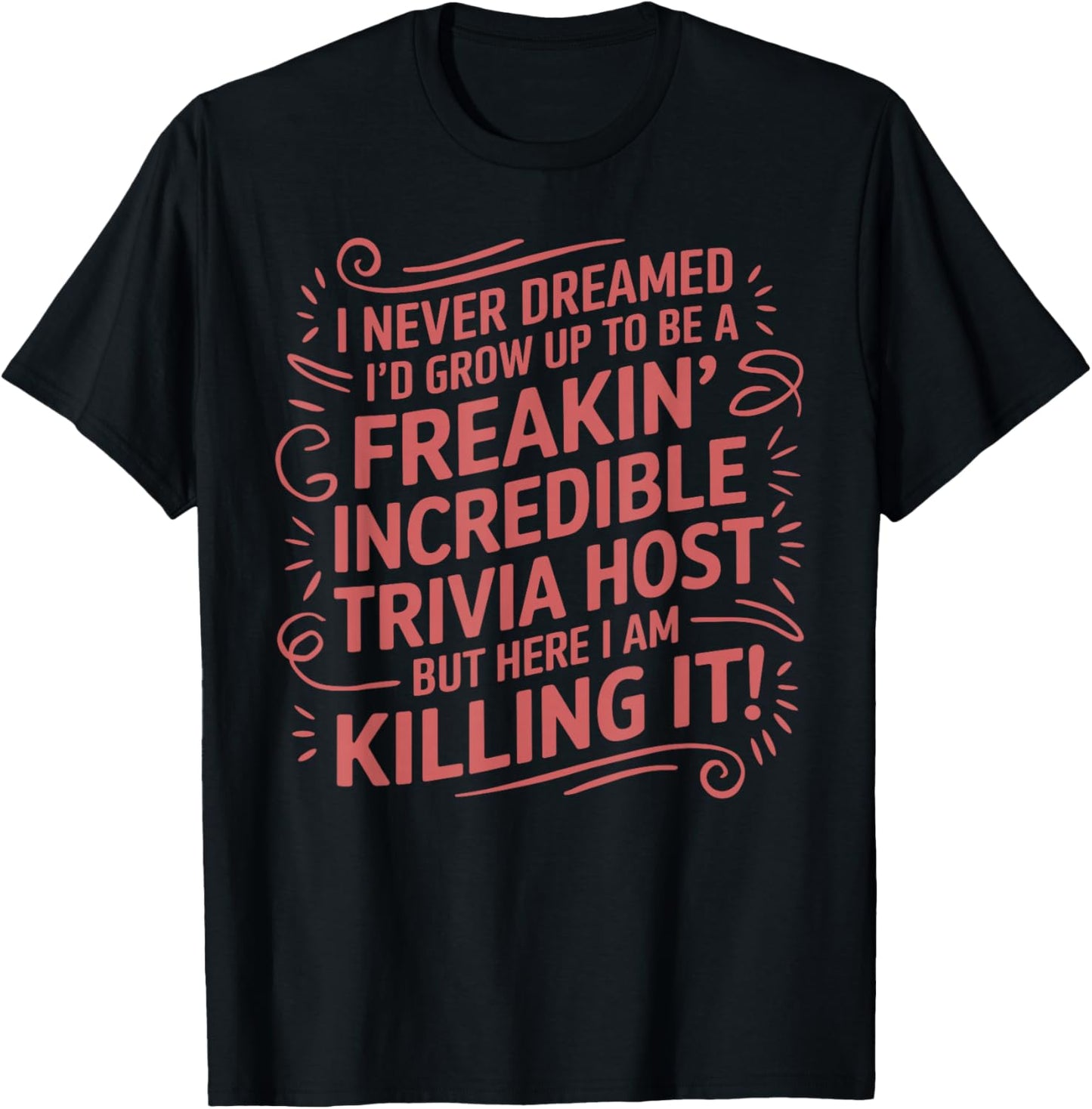 Funny Trivia Design Women Trivia Host Trivia Lovers T-Shirt - T-Shirt | Black