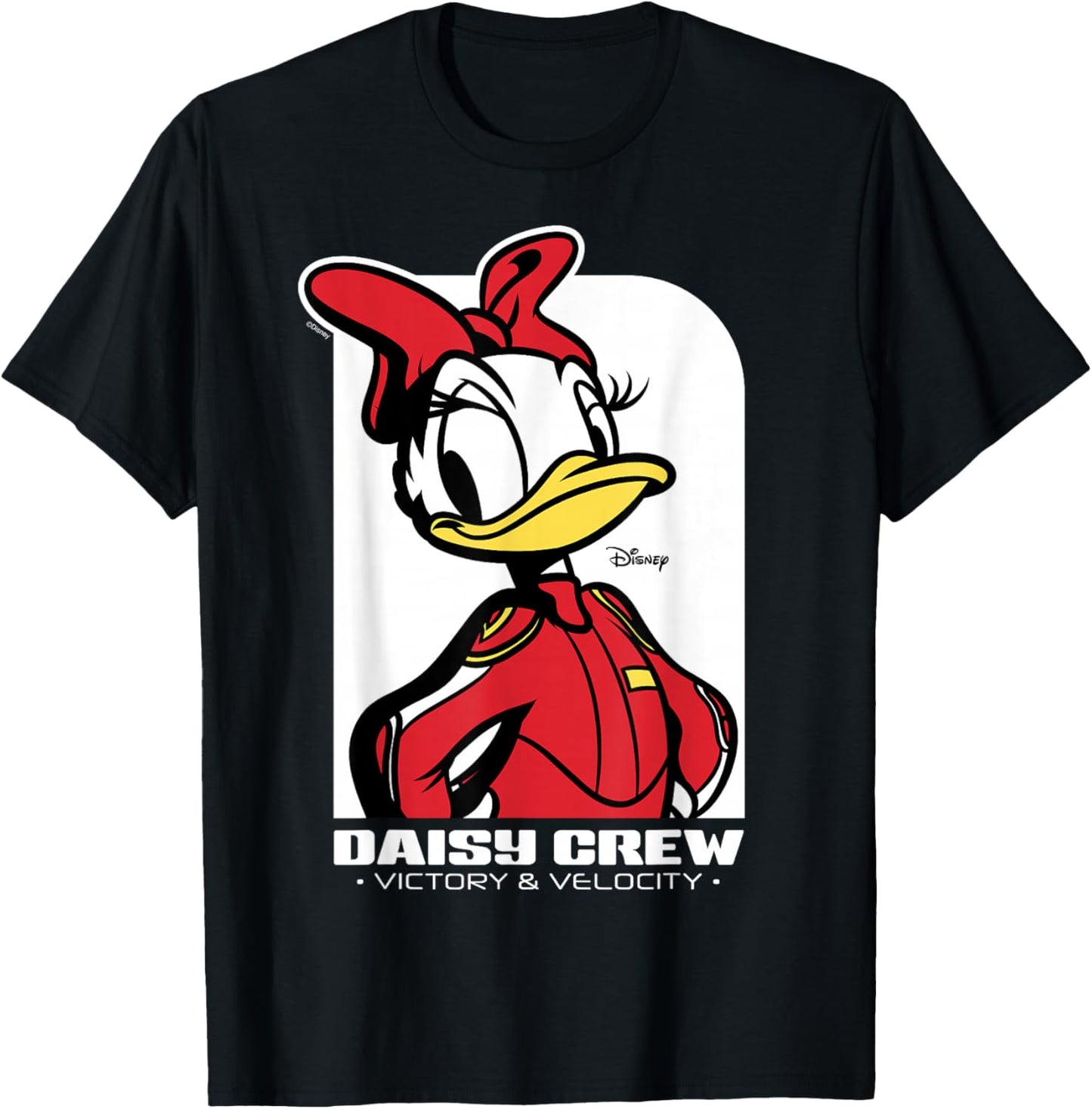 Disney Mickey and Friends Daisy Victory Racing Style T-Shirt - T-Shirt | Black