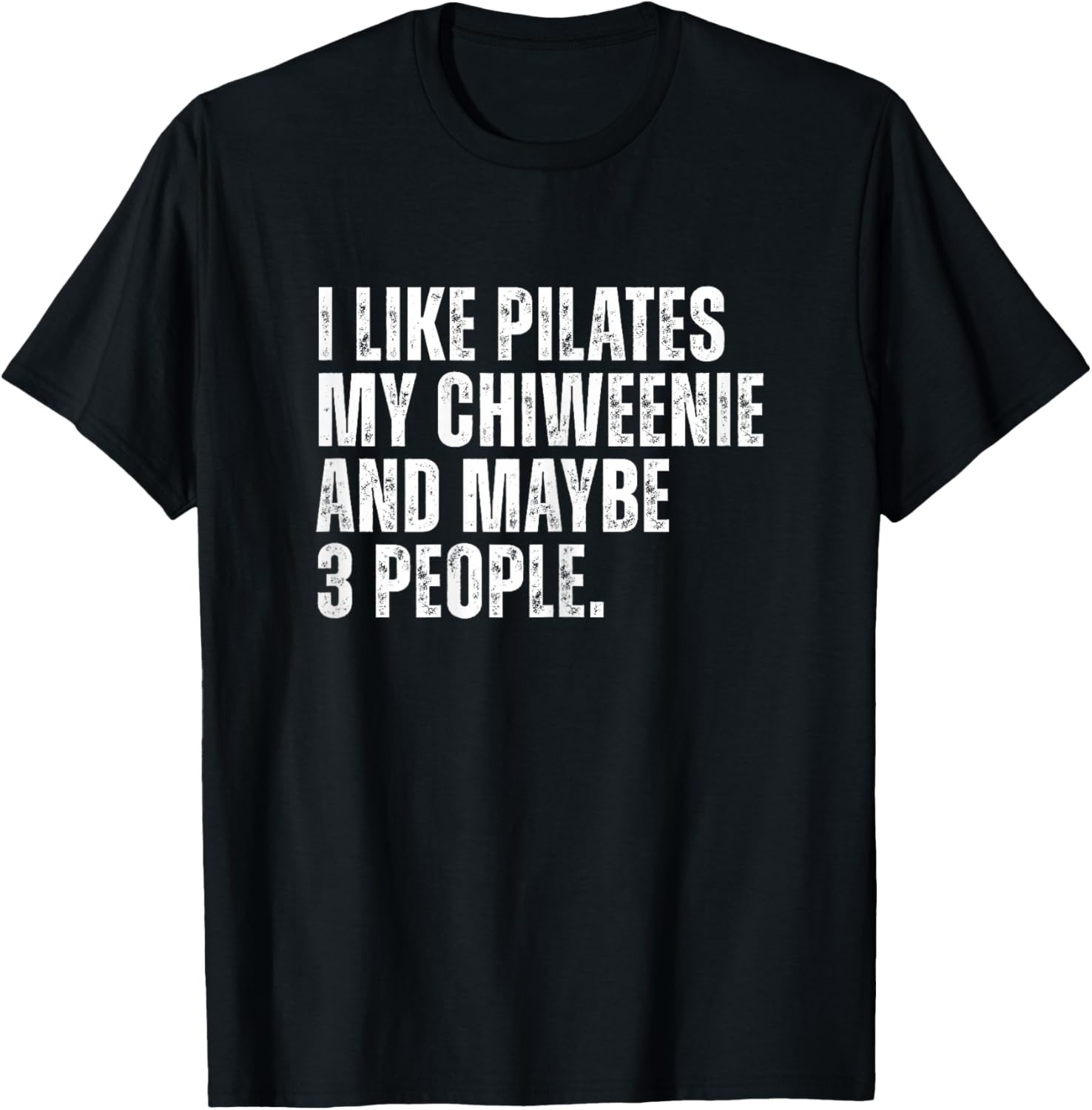 Chiweenie Dog Owner Funny Pilates Teacher Mom T-Shirt - T-Shirt | Black