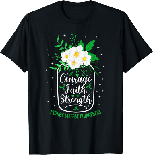 Kidney Disease Awareness Kidney Disease Survivor T-Shirt - T-Shirt | Black