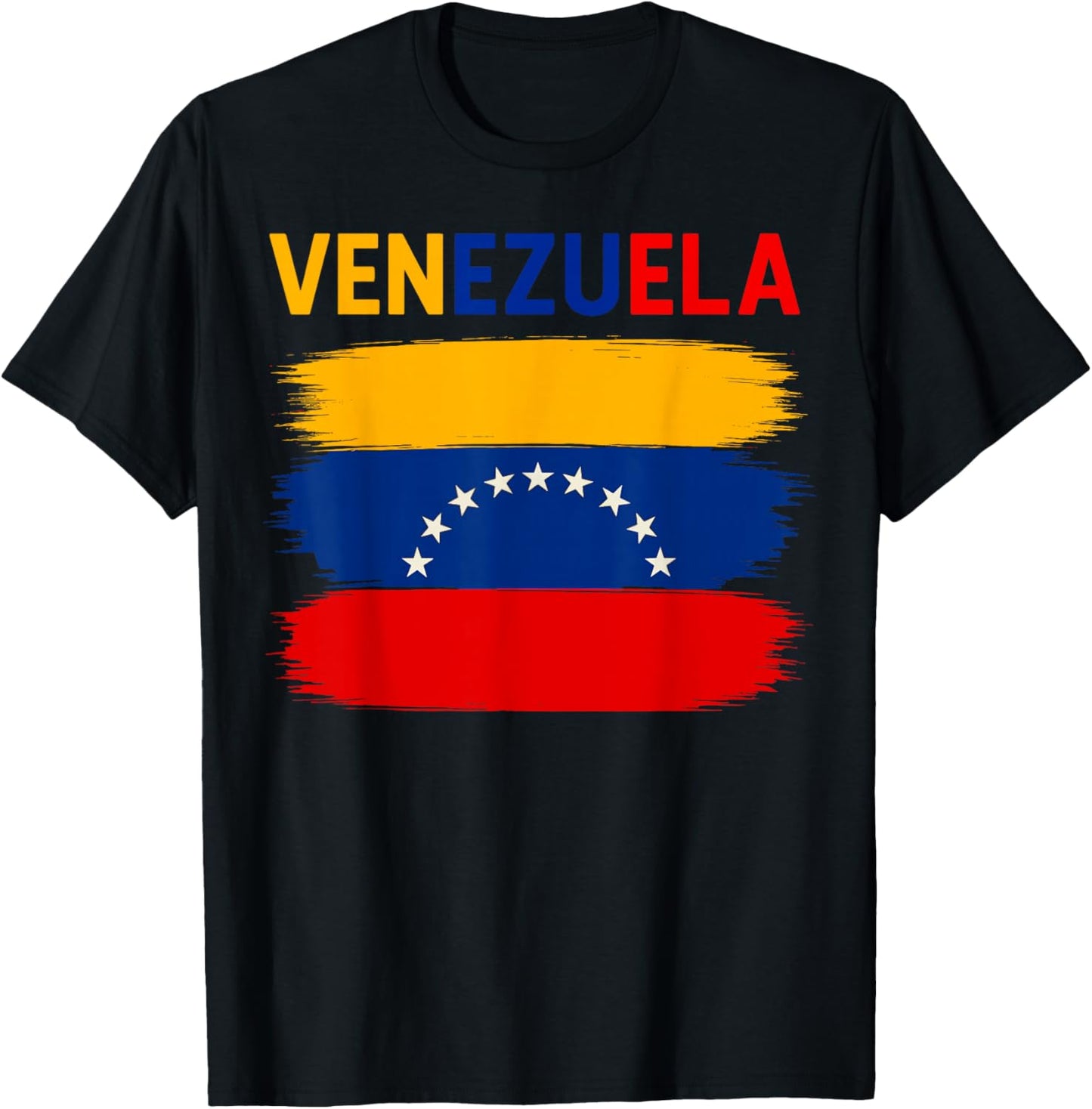 Venezuela Flag Vacation Venezuelan T-Shirt - T-Shirt | Black