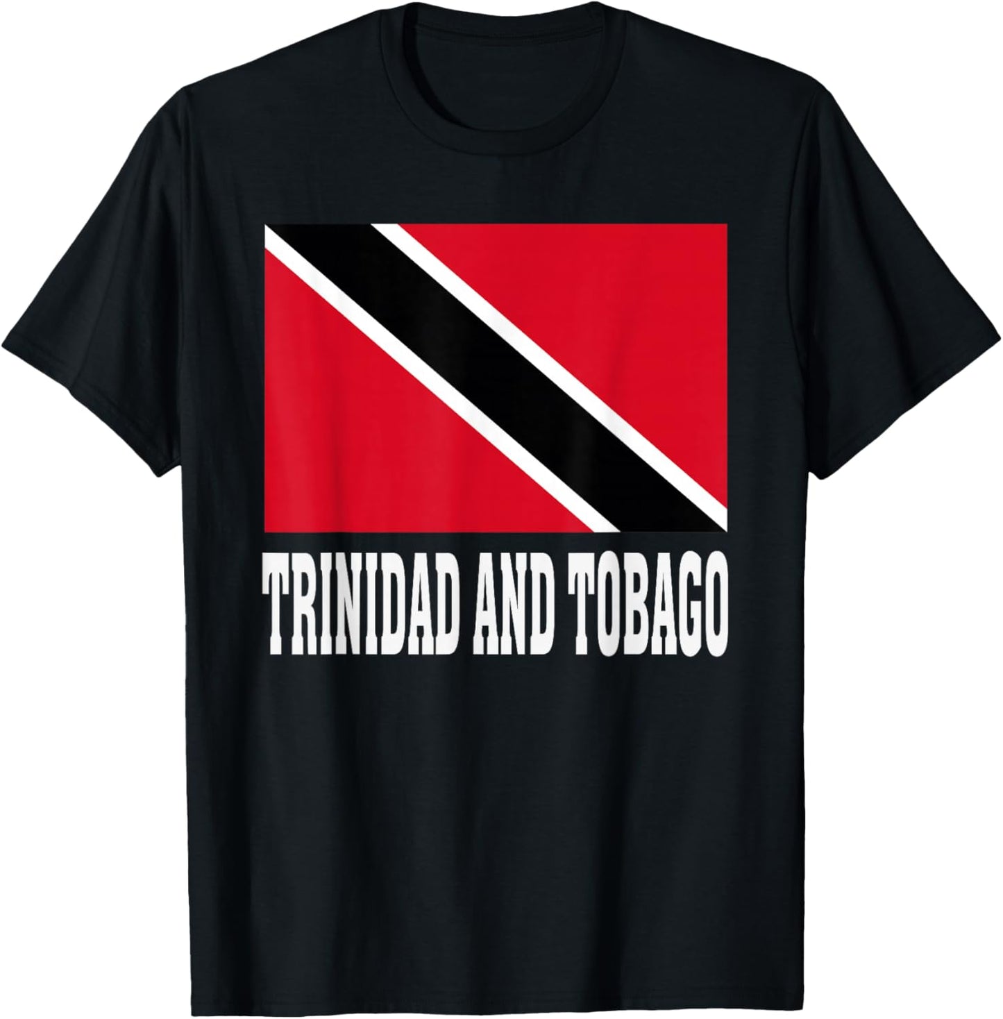 Trinidad and Tobago Flag Patriotic National Roots Souvenir T-Shirt - T-Shirt | Black
