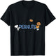 Snoopy Franklin Football Fun T-Shirt - T-Shirt | Black