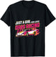 Just a Girl who Loves Drag Racing Drag Race Women T-Shirt - T-Shirt | Black