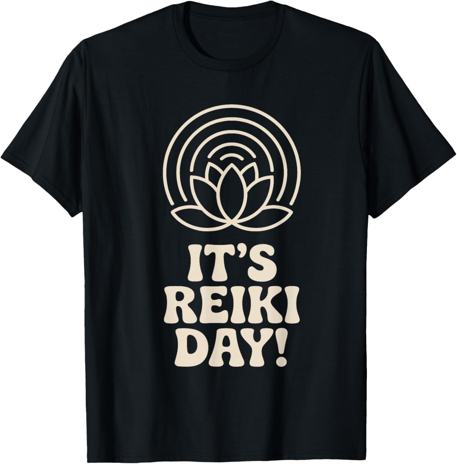 It’s Reiki Day Energy Healing Practitioner Wellness Healer T-Shirt - T-Shirt | Black
