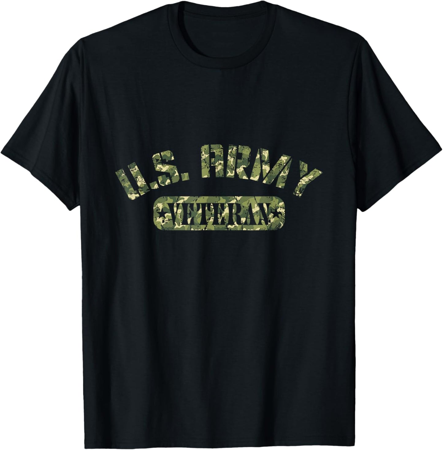 US Veteran Dad Veterans Day Birthday Thank You T-Shirt - T-Shirt | Black