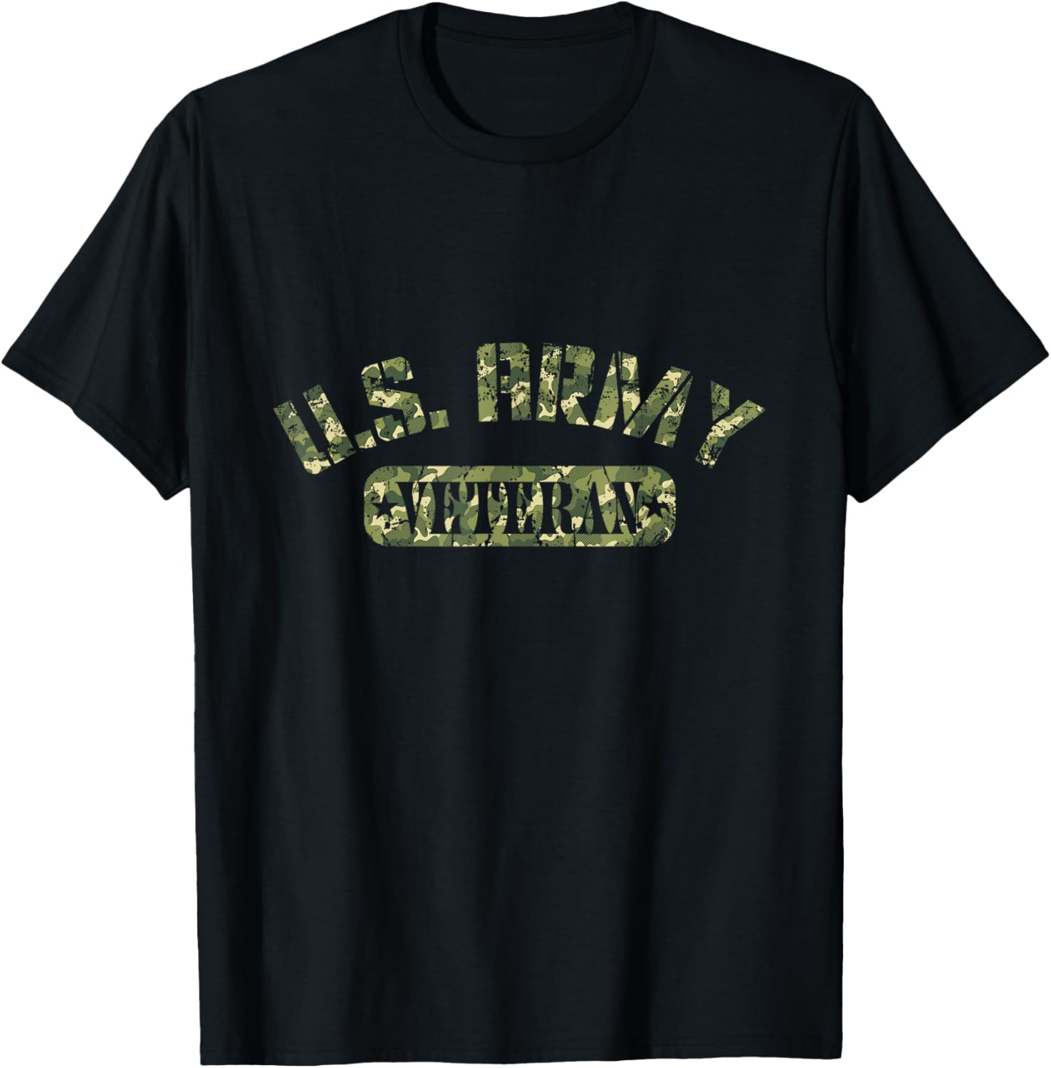 US Veteran Dad Veterans Day Birthday Thank You T-Shirt - T-Shirt | Black