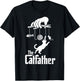 Funny Cat Dad Life The Catfather Fathers Day Vintage T-Shirt - T-Shirt | Black
