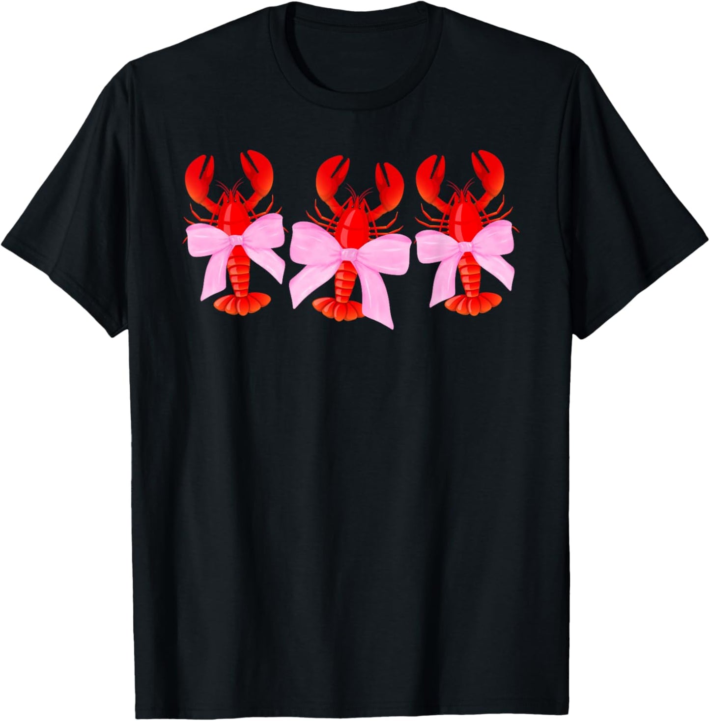 Crawfish Coquette Crawfish Lover Crawfish Boil T-Shirt - T-Shirt | Black