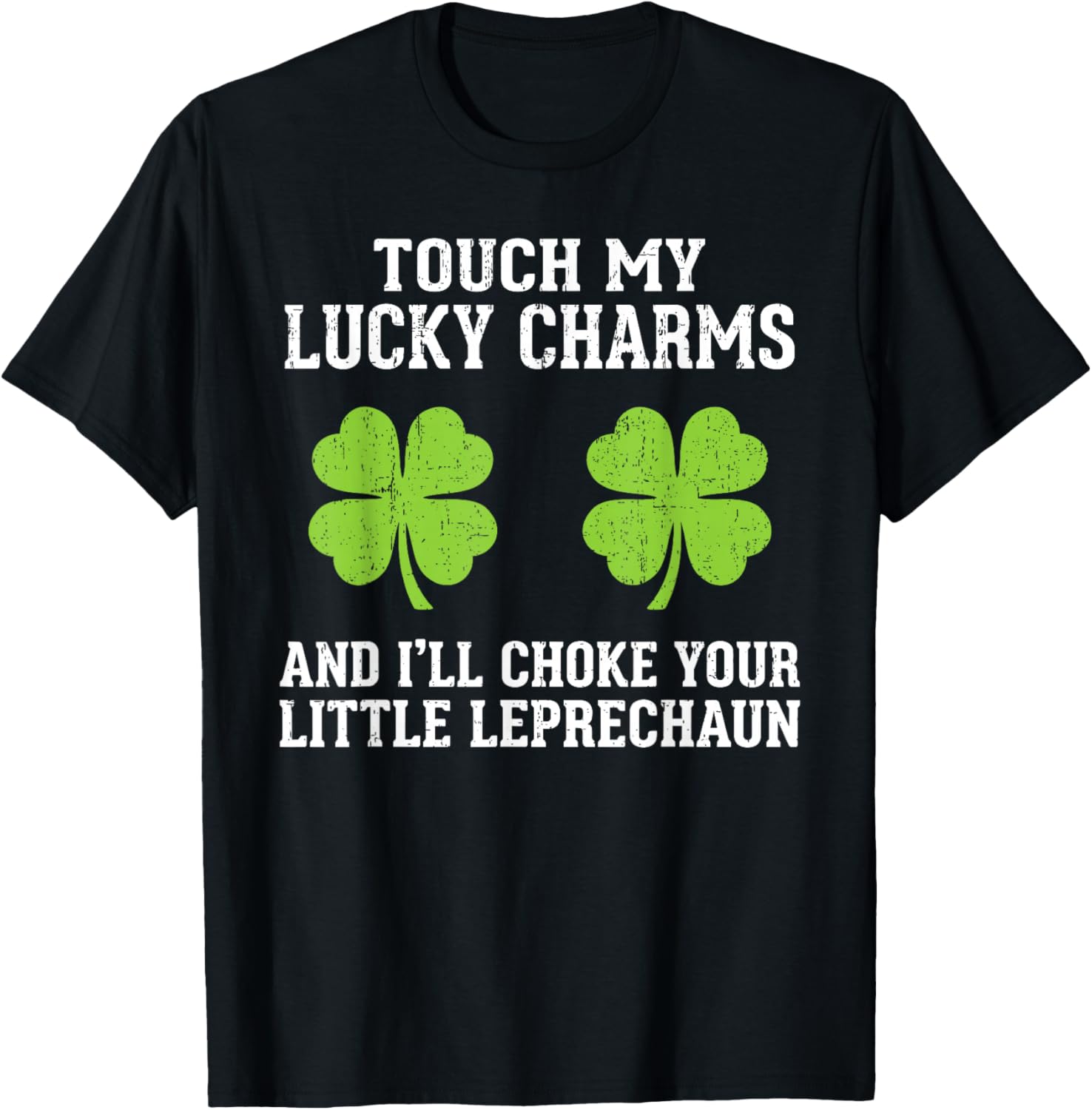 St Patricks Day Vintage Lucky Shamrock Fun St Paddys Women T-Shirt - T-Shirt | Black