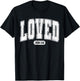 Loved Christian Faith Heart Valentines Day Men Women Kids T-Shirt - T-Shirt | Black
