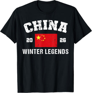 China Winter Legends 2026 Alpine T-Shirt - T-Shirt | Black
