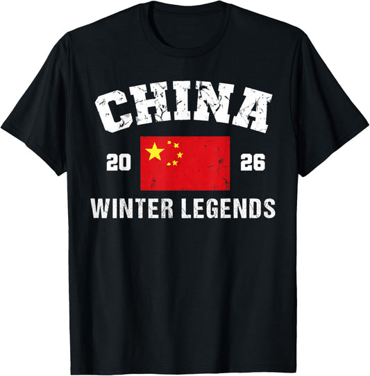 China Winter Legends 2026 Alpine T-Shirt - T-Shirt | Black