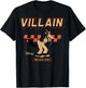 Disney Villains Big Bad Wolf Retro Halloween Graphic T-Shirt - T-Shirt | Black