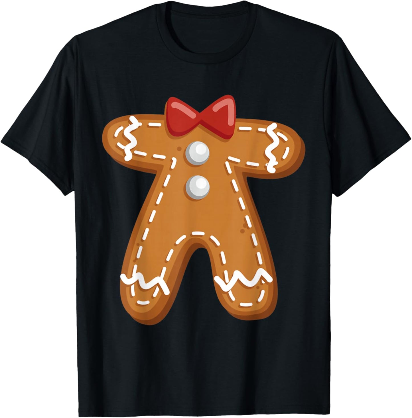 Gingerbread Man Christmas Cookie Costume Men Women Kid T-Shirt - T-Shirt | Black