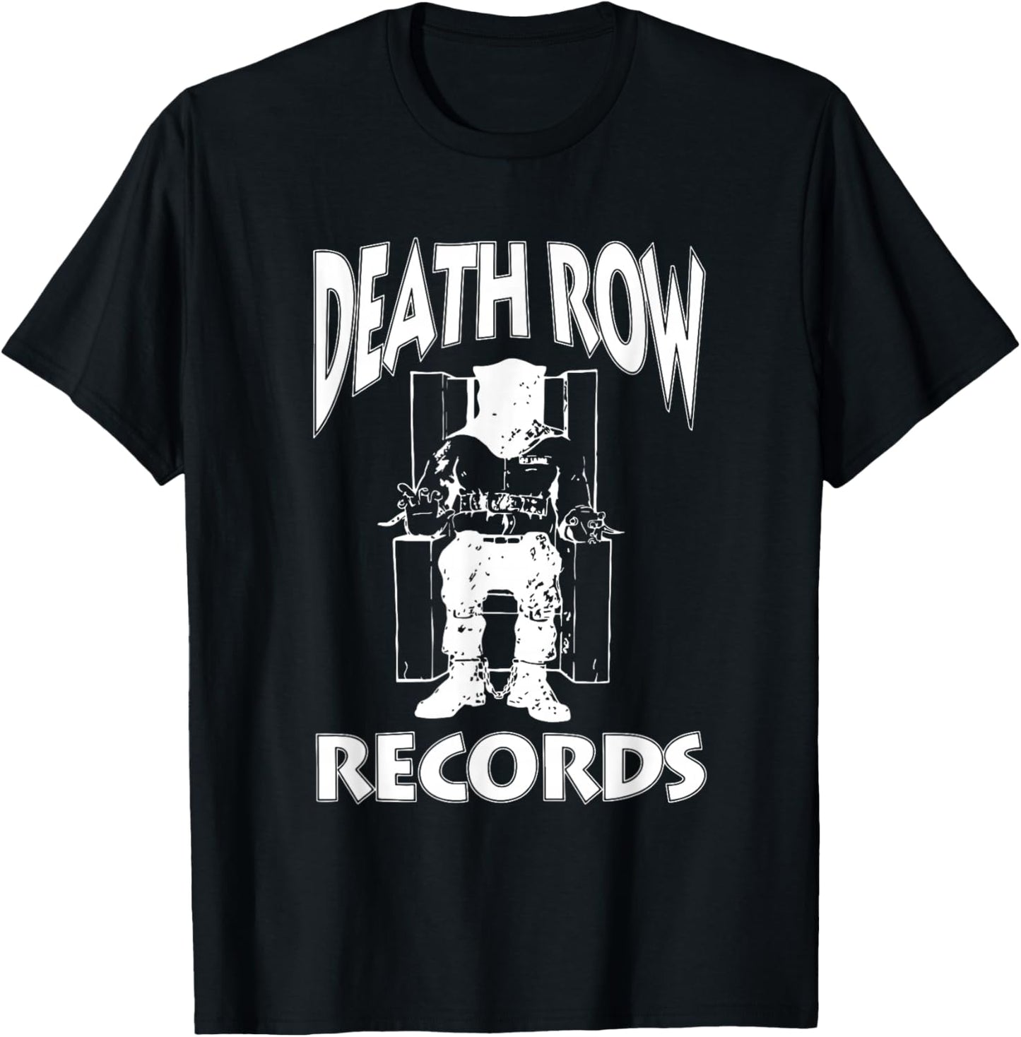 Official Death Row Records Classic Logo T-Shirt - T-Shirt | Black