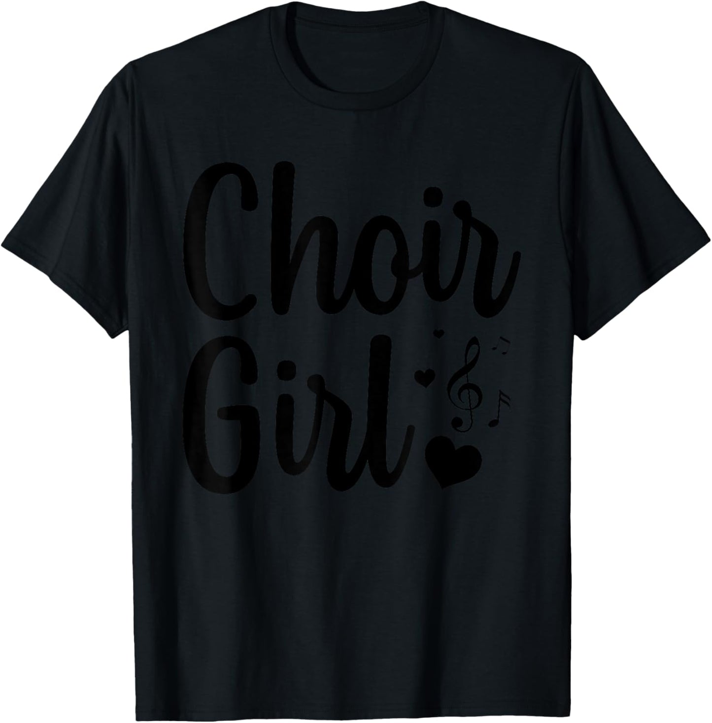 Choir Art for Girls Women Choir Singing Chorus Show Choir T-Shirt - T-Shirt | Black