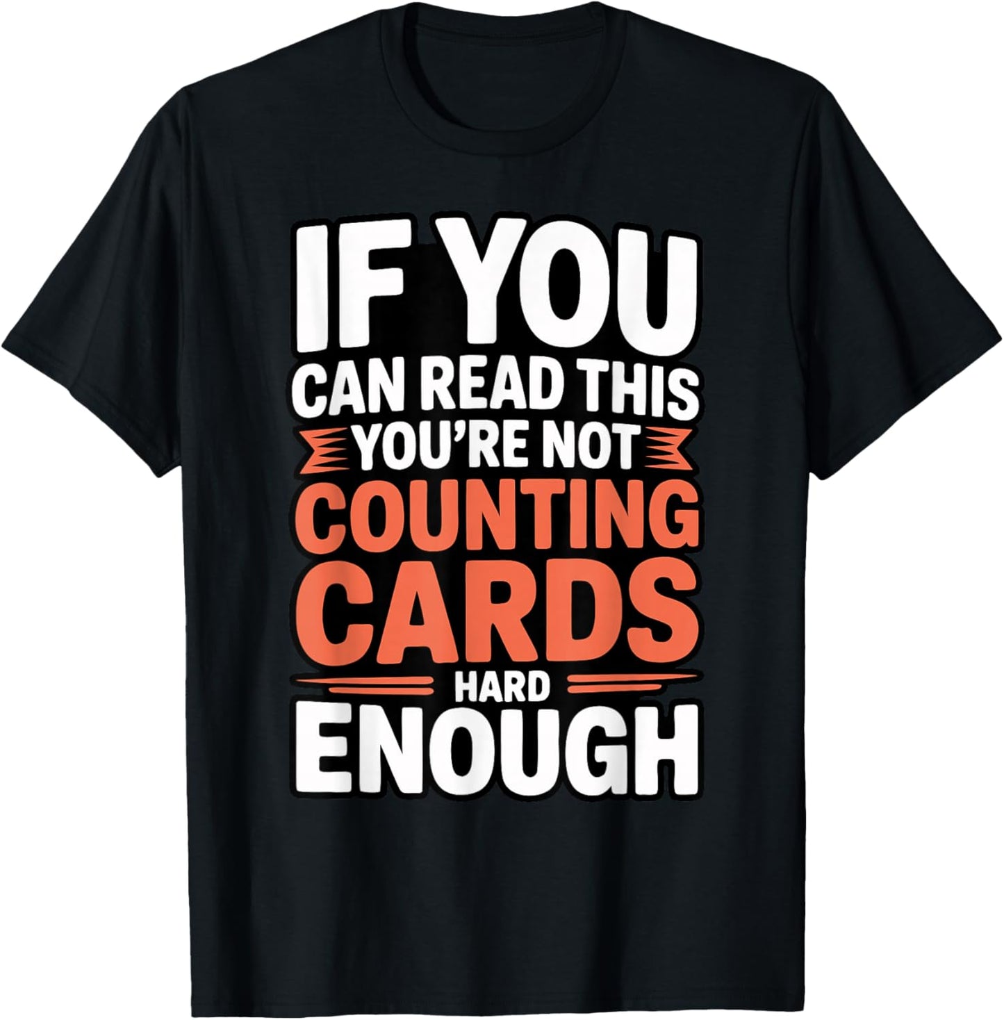 Bridge Player Counting Cards Contract Bridge T-Shirt - T-Shirt | Black