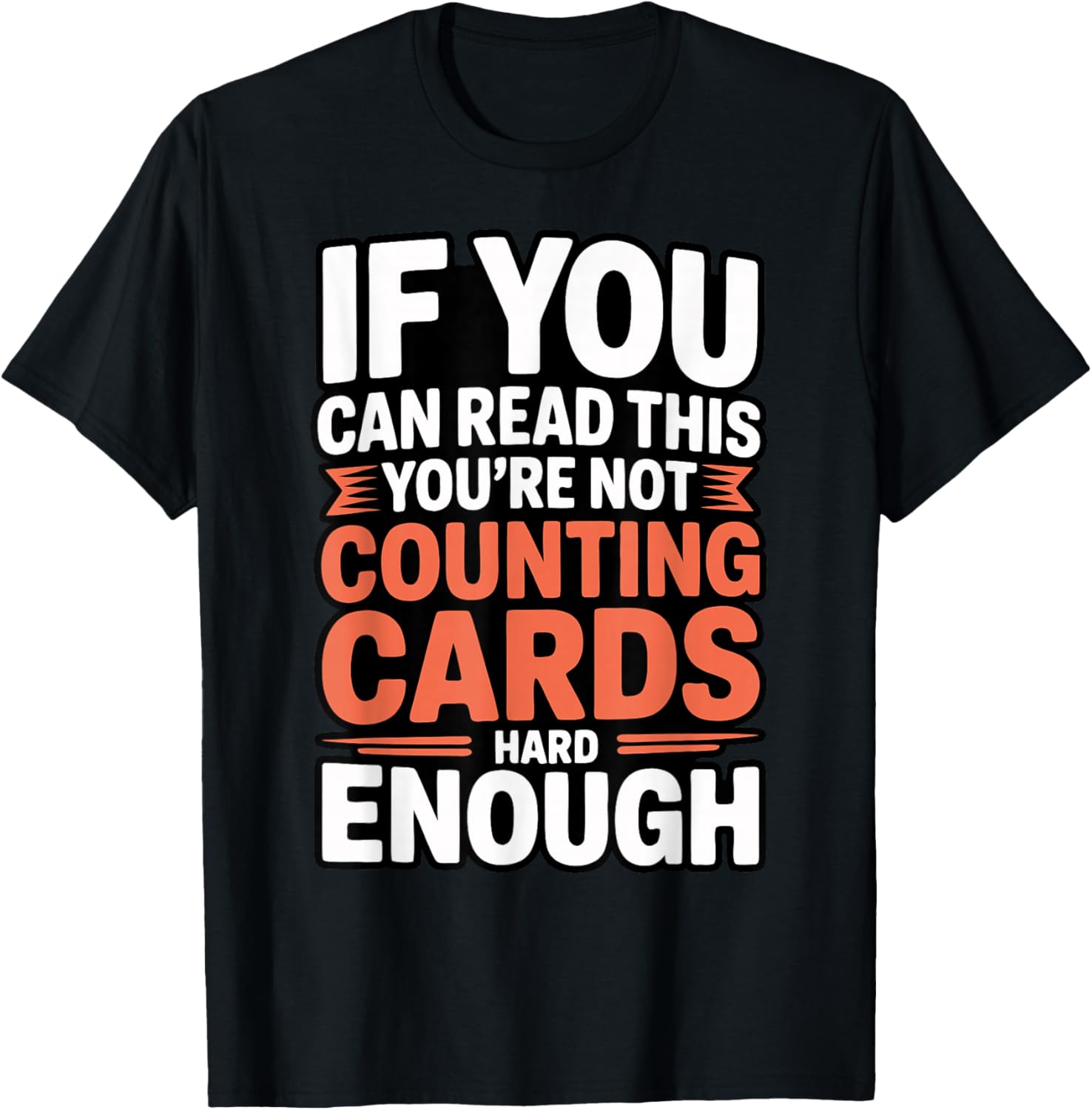 Bridge Player Counting Cards Contract Bridge T-Shirt - T-Shirt | Black