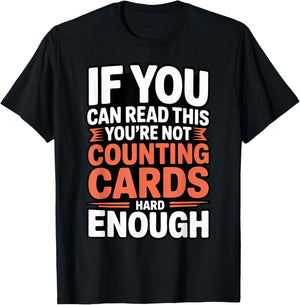 Bridge Player Counting Cards Contract Bridge T-Shirt - T-Shirt | Black