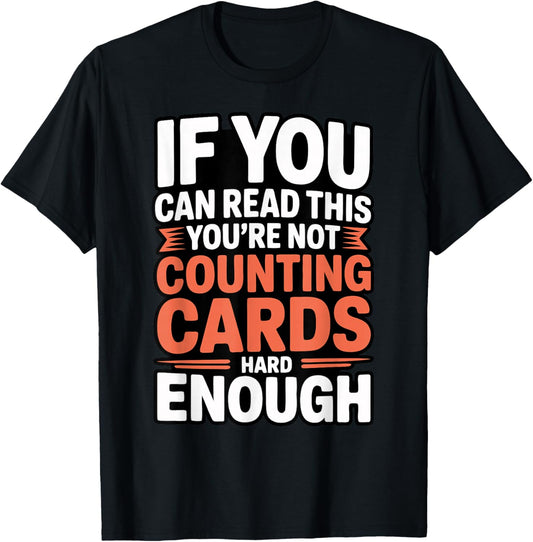 Bridge Player Counting Cards Contract Bridge T-Shirt - T-Shirt | Black