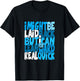 Blue Color Real Quick Blue Graphic T-Shirt - T-Shirt | Black
