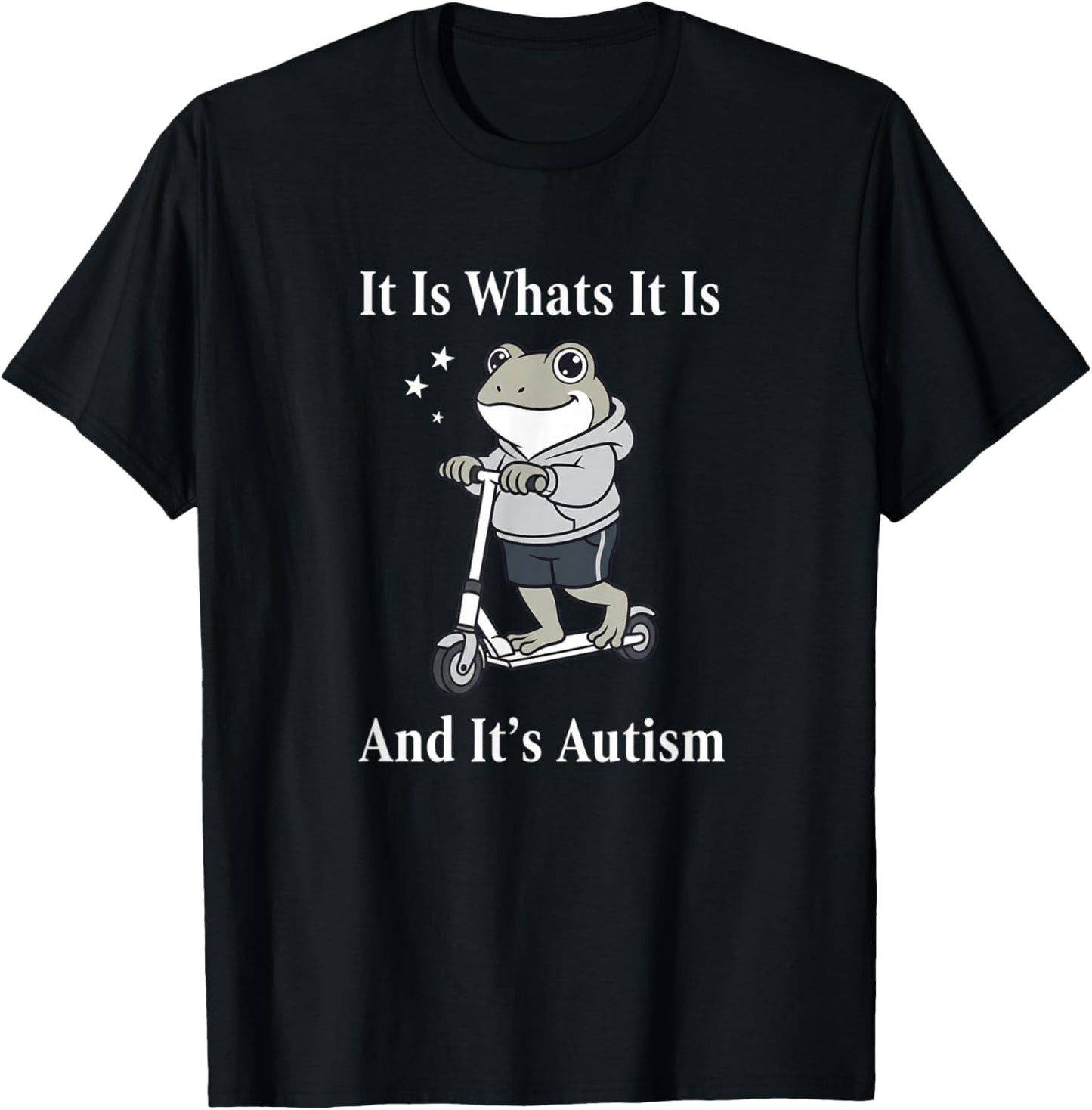 Autism Awareness, It is Whats It is and It's Autism T-Shirt - T-Shirt | Black