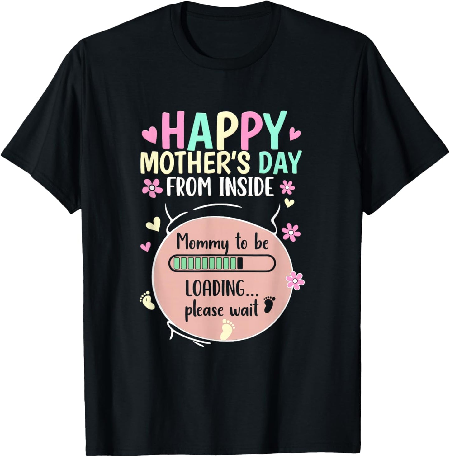 Loading Progress T-Shirt - T-Shirt | Black