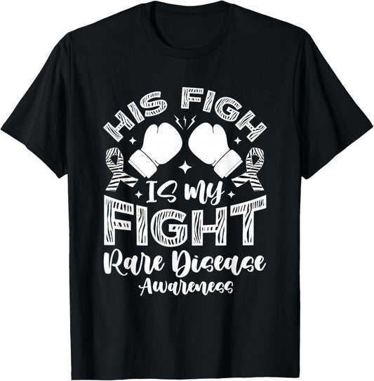Rare Disease Warrior Support T-Shirt - T-Shirt | Black