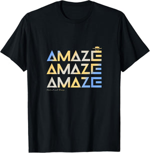 Funny Space Quote Amaze. Project T-Shirt - T-Shirt | Black