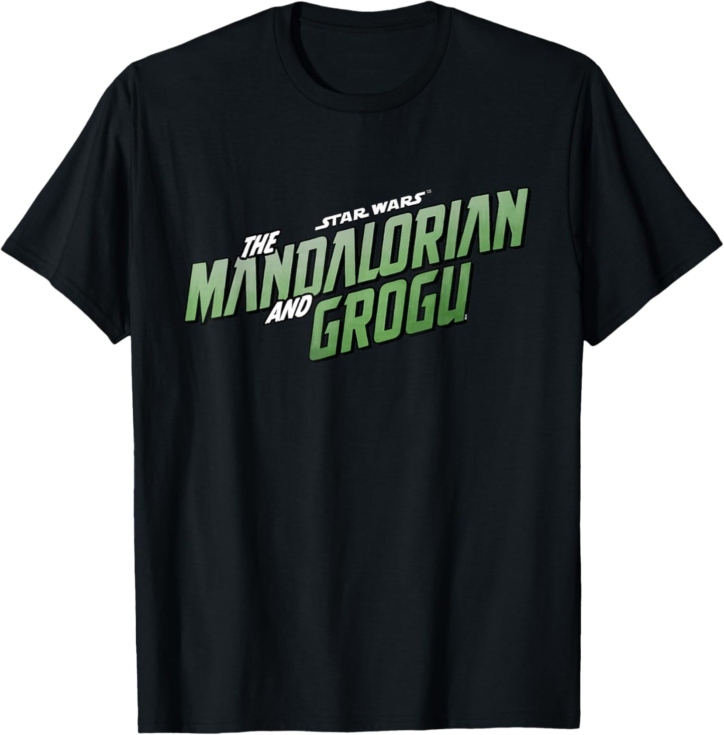 Star Wars The Mandalorian and Grogu Official Movie Logo T-Shirt - T-Shirt | Black