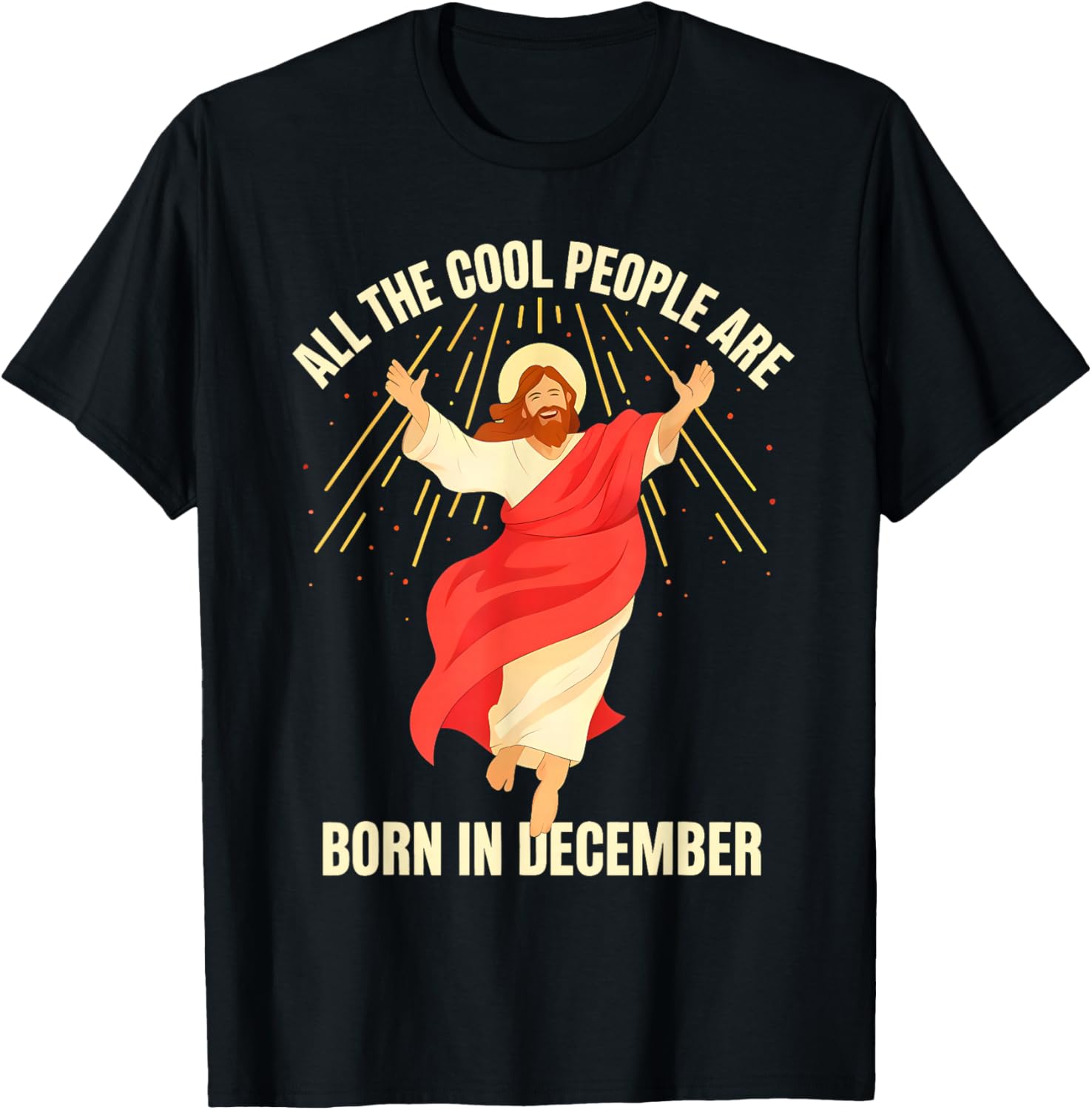 Christian Christmas Bday T-Shirt - T-Shirt | Black