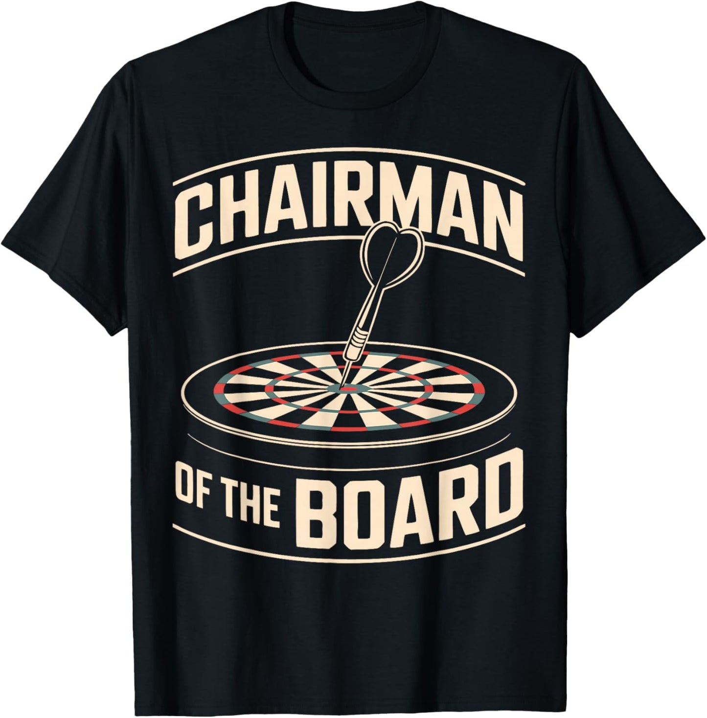 Funny Darts Player Humor Dartboard T-Shirt - T-Shirt | Black