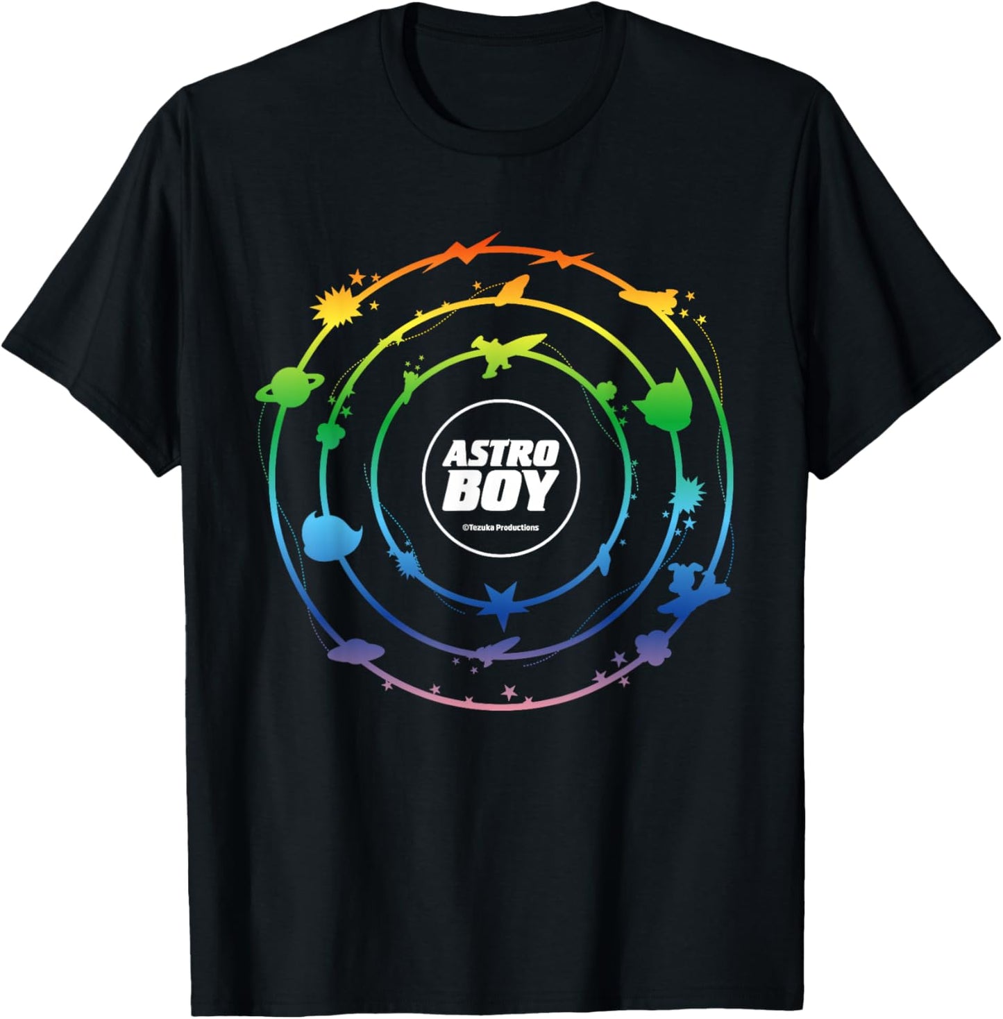 Astro Boy Rainbow World T-Shirt - T-Shirt | Black