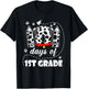 101 Days 1st Grade 100 Days School Dog 100th Day Students T-Shirt - T-Shirt | Black