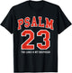 The Lord is My Shepherd | Psalm 23 Bold Sporty Design T-Shirt - T-Shirt | Black