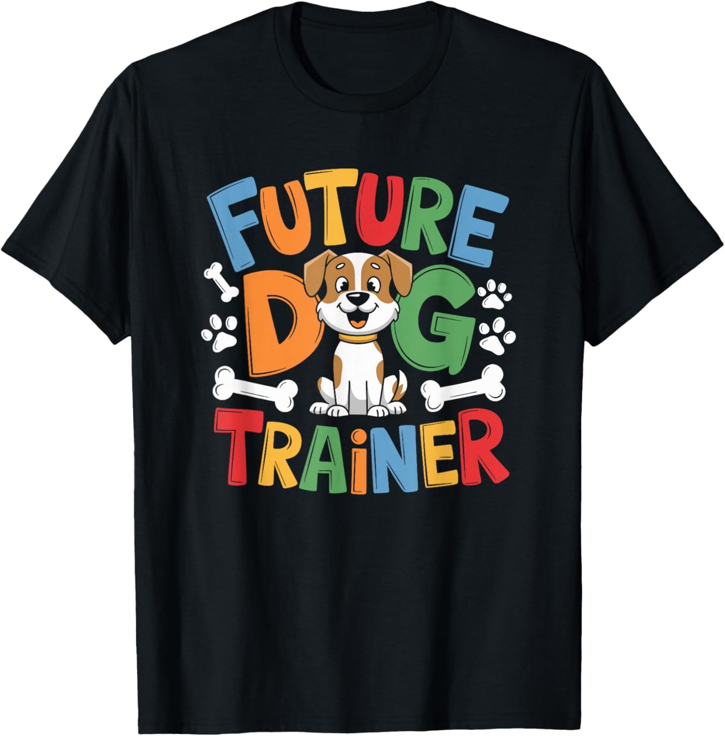 Future Dog Trainer, Training Dogs and Dog Lover T-Shirt - T-Shirt | Black