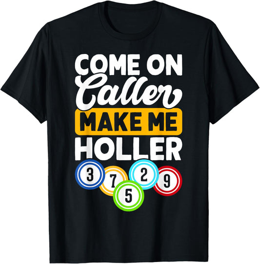 Bingo Player Design Bingo Caller Gambling Bingo Lover T-Shirt - T-Shirt | Black