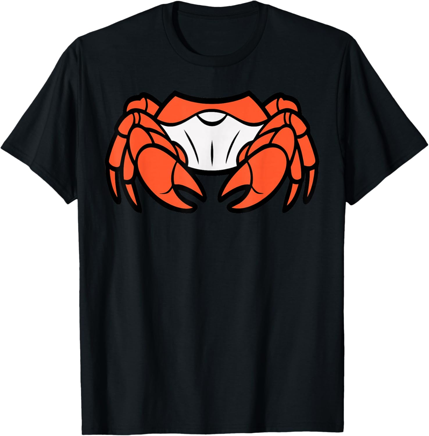 Crab Costume Shirt Adult Men Women Kids Red Crab Costume T-Shirt - T-Shirt | Black