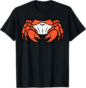 Crab Costume Shirt Adult Men Women Kids Red Crab Costume T-Shirt - T-Shirt | Black