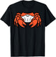 Crab Costume Shirt Adult Men Women Kids Red Crab Costume T-Shirt - T-Shirt | Black
