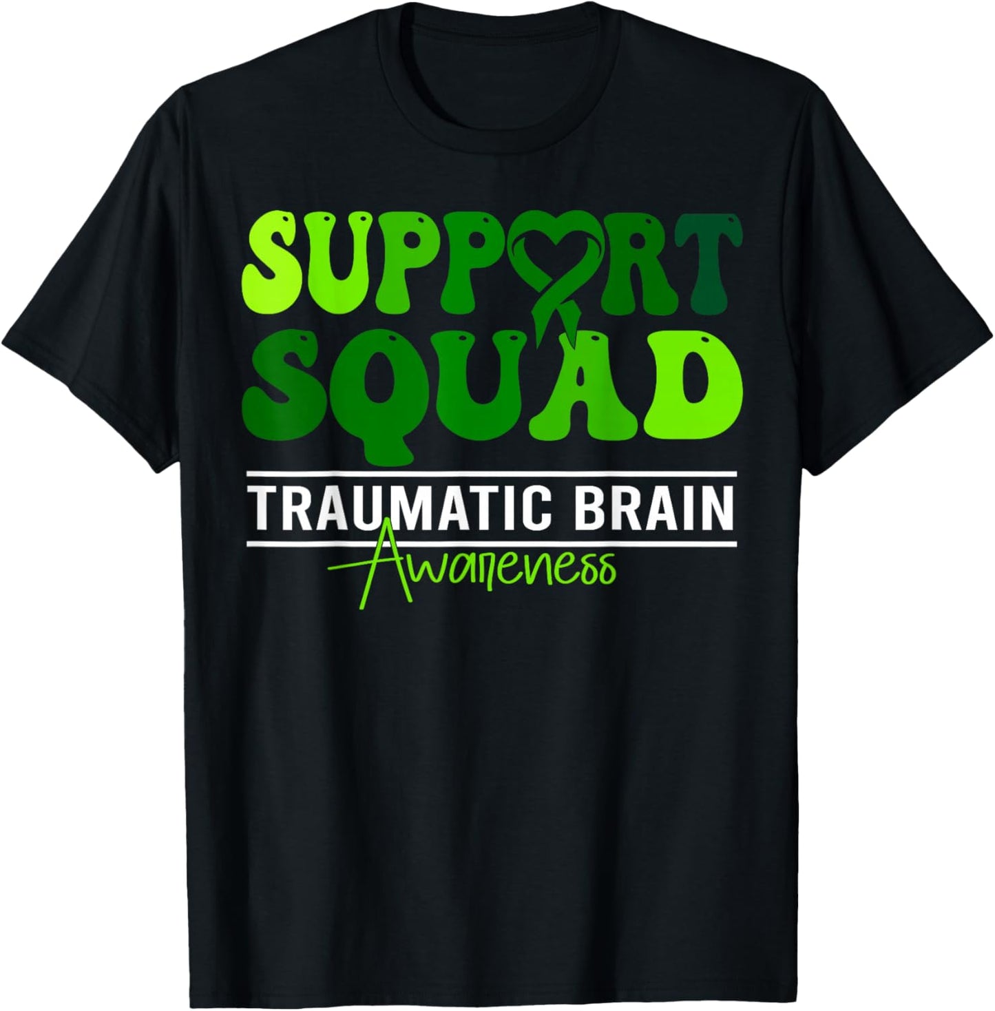 Brain Injury Awareness Traumatic Brain Injury Awareness TBI T-Shirt - T-Shirt | Black