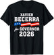 Xavier Becerra for Governor of California 2026 T-Shirt - T-Shirt | Black