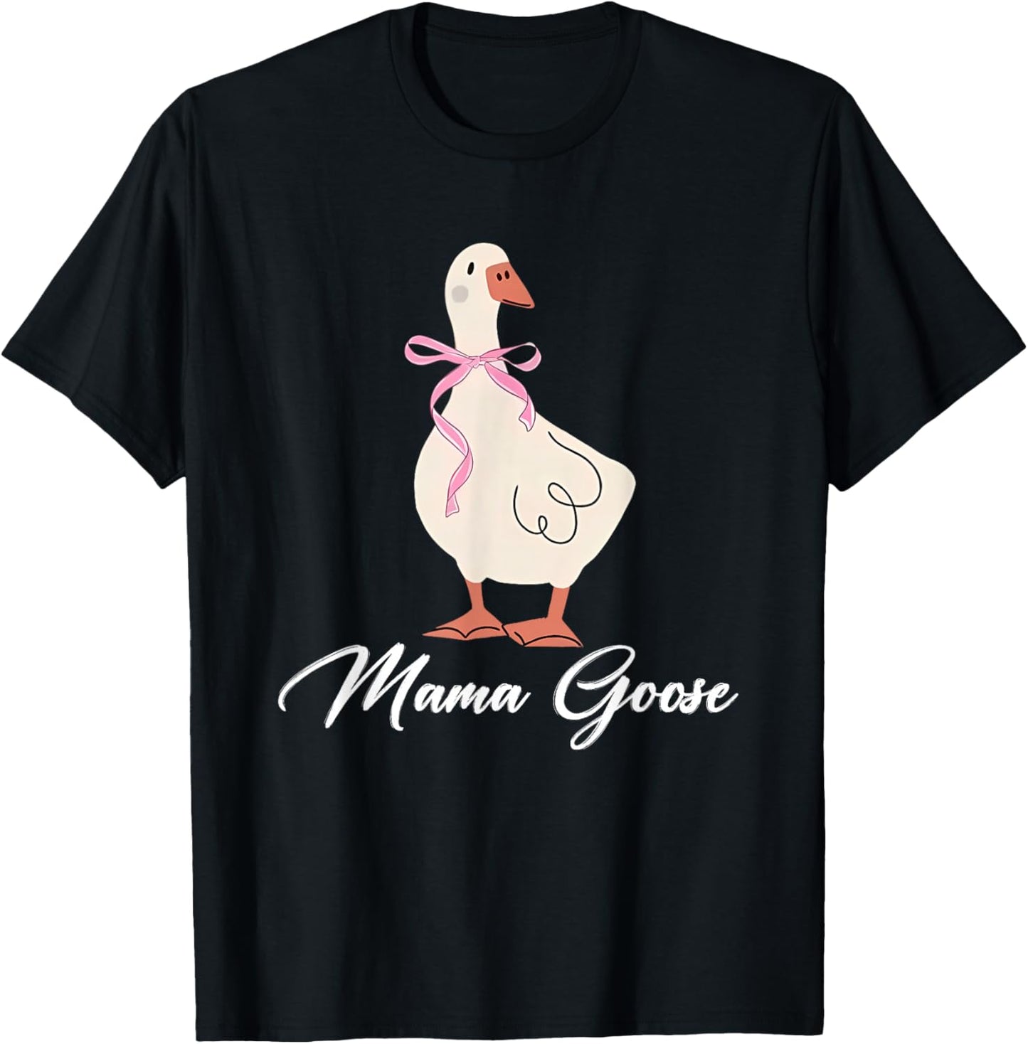 Silly Daddy Goose and Silly Mama Goose Matching Goose Family T-Shirt - T-Shirt | Black