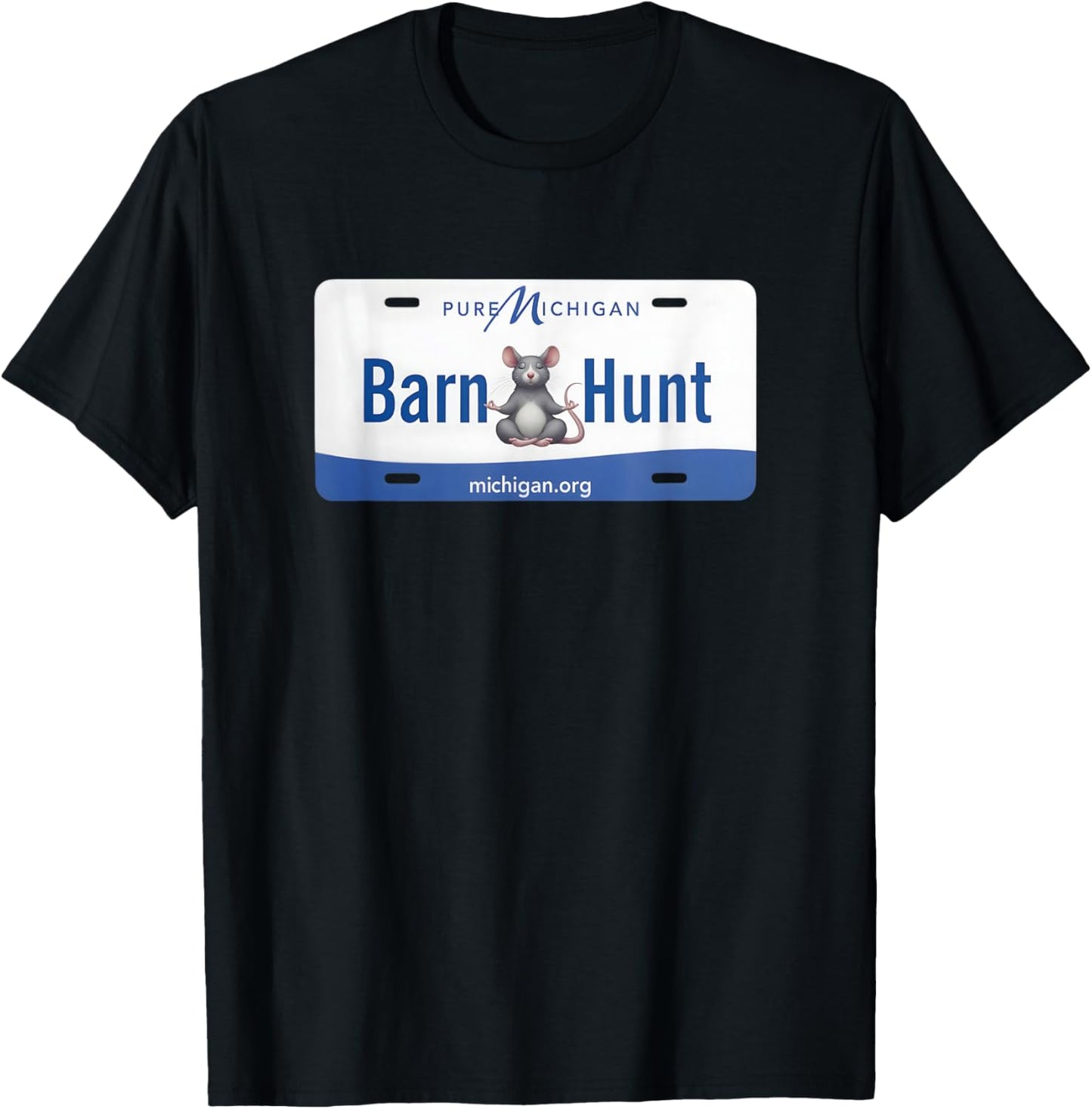 Barn Hunt Lover - Barn Hunt in Michigan T-Shirt - T-Shirt | Black