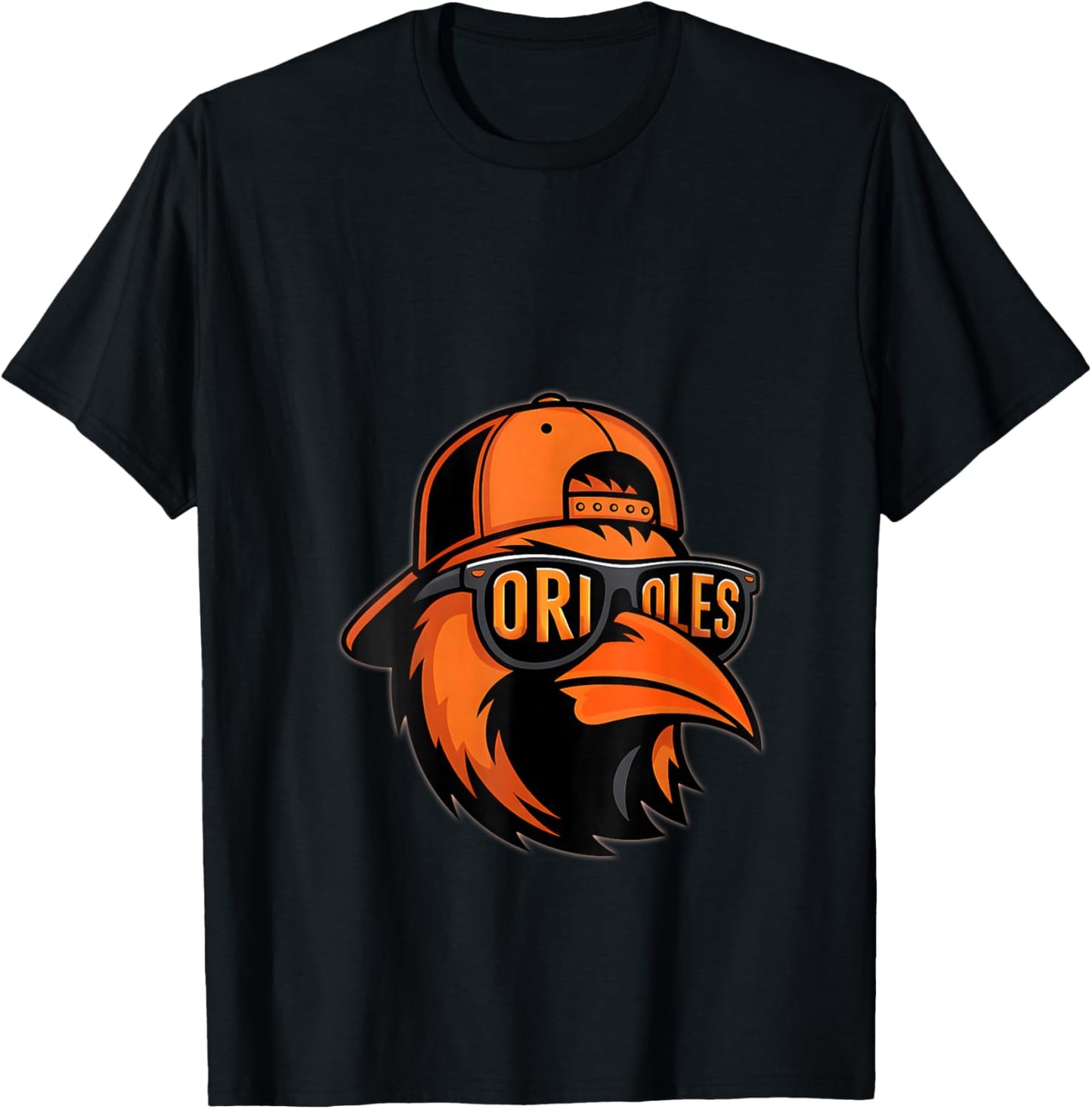 Women's Oriole Name Retro Vintage Gifts Women Boy Girl V-Neck T-Shirt - T-Shirt | Black
