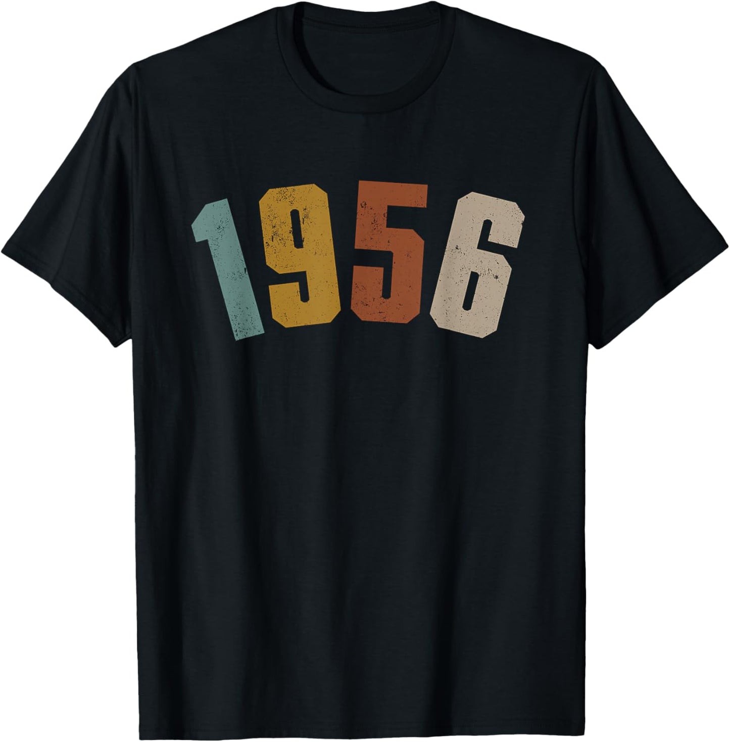 1956 Retro Vintage 70th Birthday Gift Women Classic T-Shirt - T-Shirt | Black