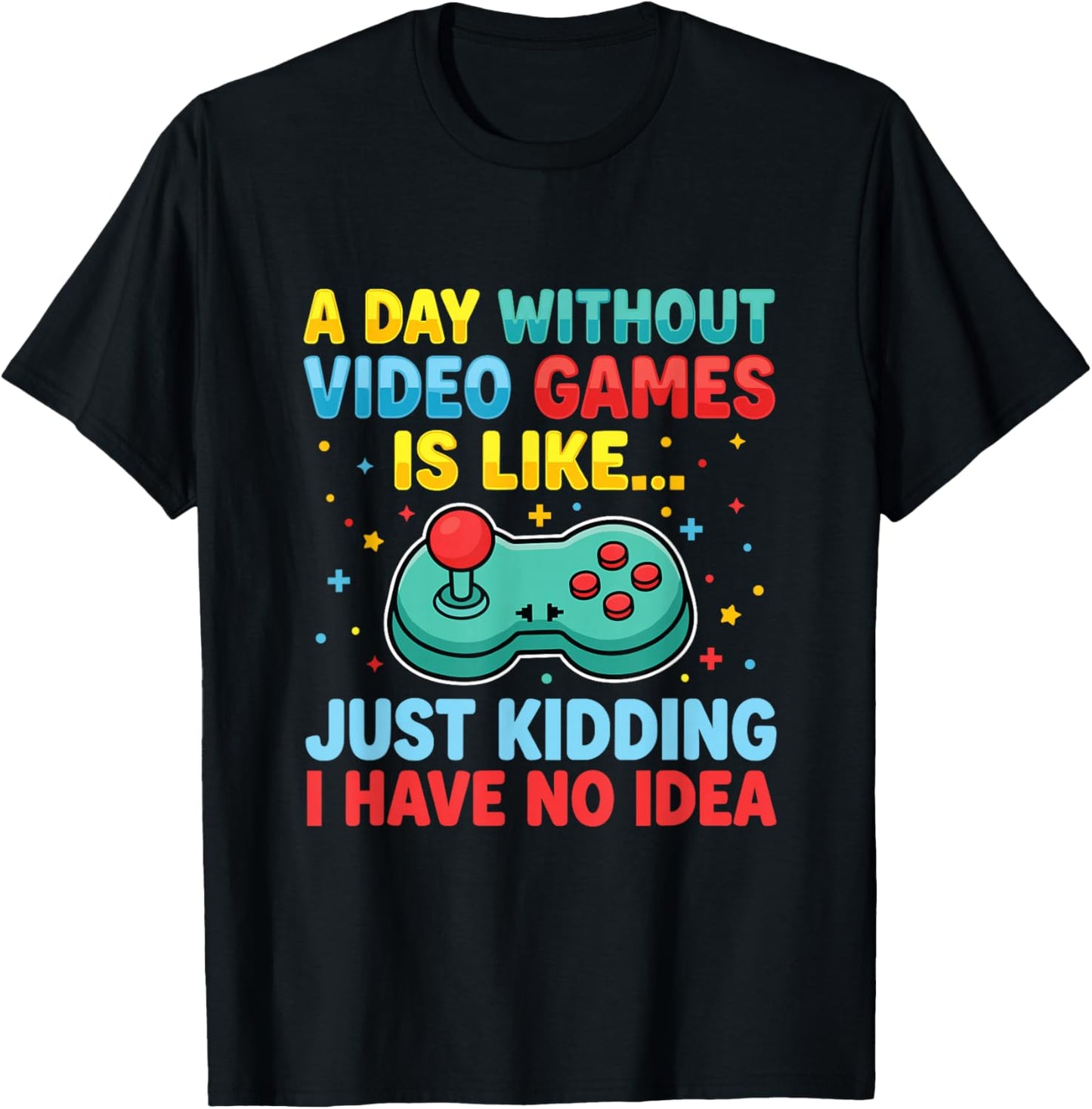 Funny Gamer Saying Men Boys Teens Video Gaming T-Shirt - T-Shirt | Black