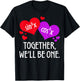 Together We'll Be One Math Teacher Student Valentine’s Day T-Shirt - T-Shirt | Black